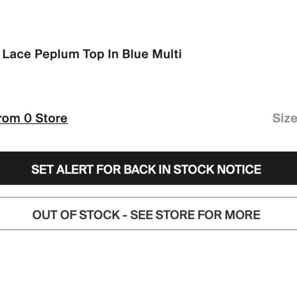 Sea Mosaic Lace Peplum Top In Blue Multi - Picture 6 of 8
